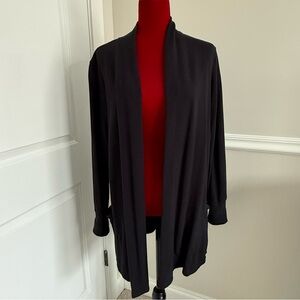 Susan Graver Weekend brushed back knit cardigan